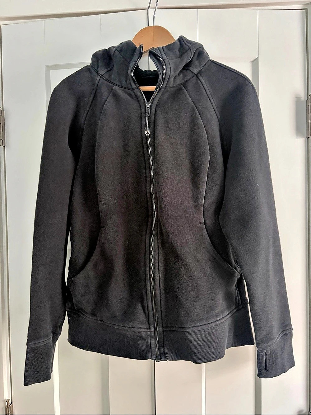 lululemon Scuba Full-Zip Hoodie Black Size 12